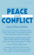 Military Ethics and Peace Psychology