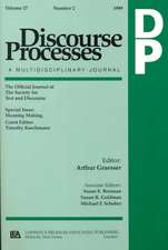 Meaning Making: A Special Issue of Discourse Processes