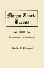 The Magna Charta Barons and Their American Descendants [1898]