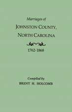 Marriages of Johnston County, North Carolina, 1762-1868