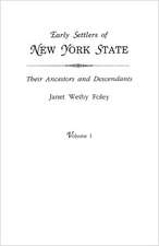 Early Settlers of New York State