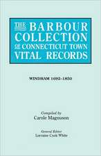 The Barbour Collection of Connecticut Town Vital Records. [54] Windham, 1692-1850