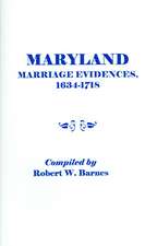 Maryland Marriage Evidences, 1634-1718