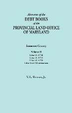 Abstracts of the Debt Books of the Provincial Land Office of Maryland. Somerset County, Volume II: 1759; Lib