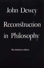 Reconstruction in Philosophy