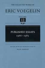 Published Essays, 1966-1985 (CW12)