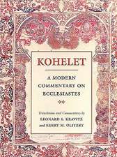 Kohelet: A Modern Commentary on Ecclesiastes