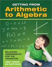 Getting from Arithmetic to Algebra