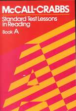 McCall Crabbs Bk. a: Standard Test Lessons in Reading