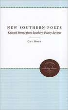 New Southern Poets: Selected Poems from Southern Poetry Review