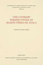 The Literary Perspectivism of Ramon Perez de Ayala