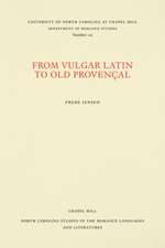 From Vulgar Latin to Old Provençal