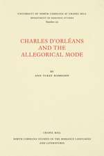 Charles d'Orléans and the Allegorical Mode