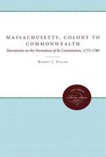 Massachusetts, Colony to Commonwealth