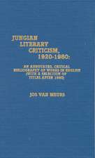 Jungian Literary Criticism, 1920-1980