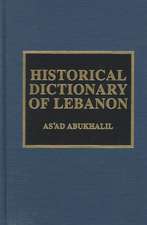 Historical Dictionary of Lebanon