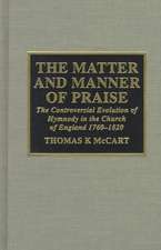 The Matter and Manner of Praise