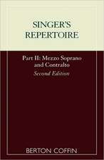 Singer's Repertoire, Part II