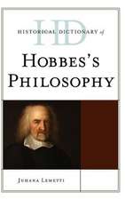 Historical Dictionary of Hobbes's Philosophy