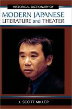 Historical Dictionary of Modern Japanese Literature and Theater