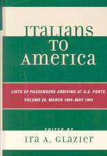 Italians to America, Volume 26