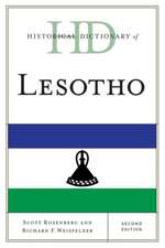 Historical Dictionary of Lesotho