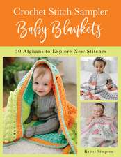 Adorable Baby Crochet Stitch Sampler Blankets