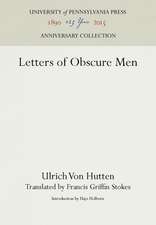 Letters of Obscure Men