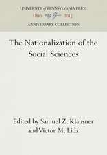 The Nationalization of the Social Sciences