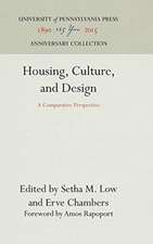 Housing, Culture, and Design – A Comparative Perspective