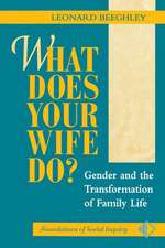 What Does Your Wife Do?: Gender And The Transformation Of Family Life