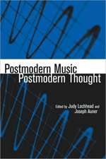 Postmodern Music/Postmodern Thought