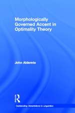 Morphologically Governed Accent in Optimality Theory