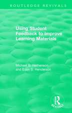 Using Student Feedback to Improve Learning Materials