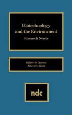 Biotechnology and the Environment: Research Needs