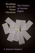 Taleghani, R: Readings in Syrian Prison Literature