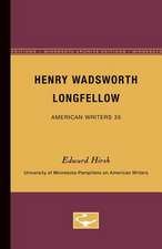 Henry Wadsworth Longfellow - American Writers 35: University of Minnesota Pamphlets on American Writers