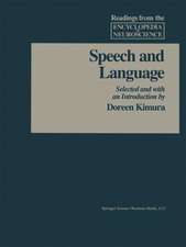 Speech and Language