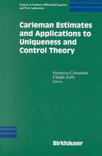 Carleman Estimates and Applications to Uniqueness and Control Theory