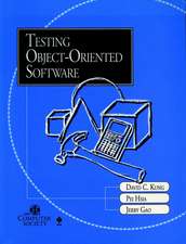 Testing Object–Oriented Software