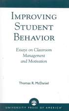 Improving Student Behavior