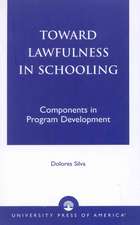 Toward Lawfulness in Schooling