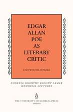 Edgar Allan Poe as Literary Critic