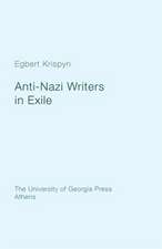 Anti-Nazi Writers in Exile