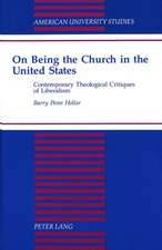 On Being the Church in the United States