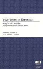 Five Texts in Etruscan