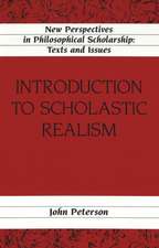 Introduction to Scholastic Realisms