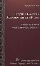 Theophile Gautier's -Mademoiselle de Maupin-