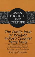 The Public Role of Religion in Post-Colonial Hong Kong