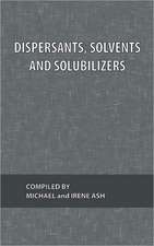 Dispersants, Solvents and Solubilizers